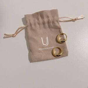 Uncommon James gold dome rings